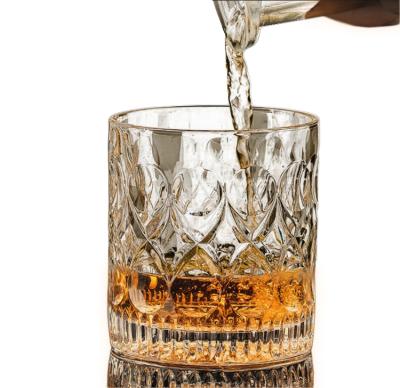 China New Design Crystal Whiskey Glass Cup Creative Bar Beer Stocked Foreign Wine Spirits Cup Set for sale