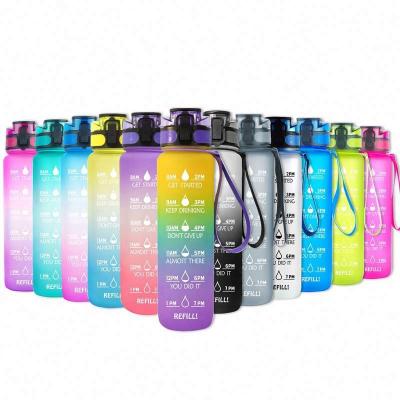 China Sustainable Creative Travel Water Cup Sport Recycling Tritan Insulated Plastic Water Bottle for sale