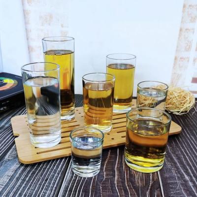 China High Quality Cylindrical Straight Wedding Treat Shape 220Ml Beverage Water Beer Glass Sustainable Mug for sale