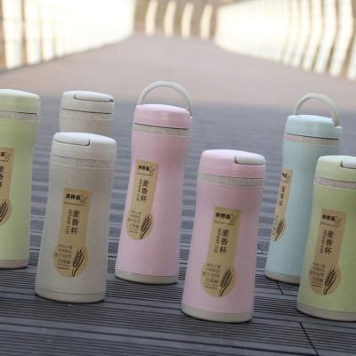 China All Made in China Biodegradable Wheat Straw Water Bottle for sale