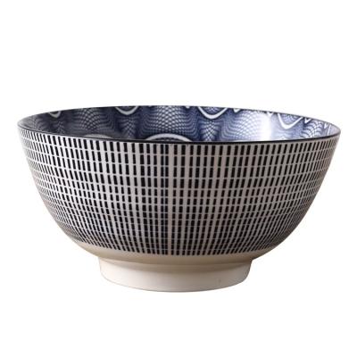 China New Style Simple Color Underlay Stocked Ceramic Cutlery For Household 8 Inch Wire Serving Bowl for sale