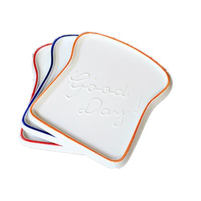 China Modern Nordic Creative Ceramic Dish Dish Breakfast Toast Breakfast Toast Snack Dish With Logo Customized for sale