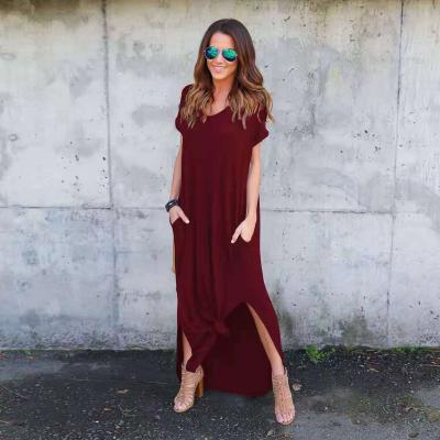 China Lady Viable Elegant Casual Summer Allure Evening Dresses Nightclub Prom Slit Free Letter Printed Vest Plus Size Long Maxi Dresses Women for sale