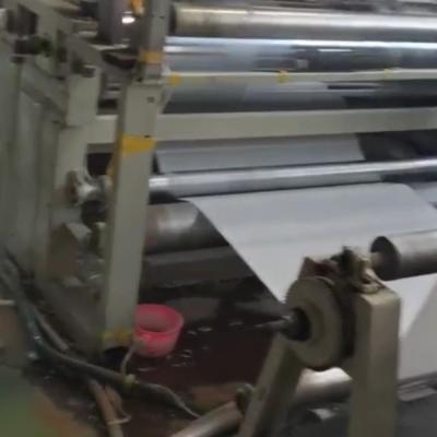 China 1.6M Used PP PE Tarpaulin Fabric Plastic Woven Bag Extrusion Lamination Machine for sale