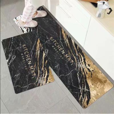 China Washable Custom Design Mat Carpets And Rugs For Sale Non-slip Door Floor Pattern Cover 3D Washable Kitchen Door Mat for sale