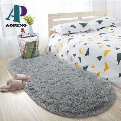 China Selling Shaggy Polyester Floor Soft Carpet Door Mat Bedroom Floor Mats Fluffy Faux Fur Carpet Blanket Living Room Warm Washable Franco Camion for sale