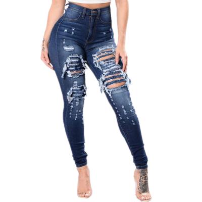 China Good quality factory direct breathable blue jeans women manufacturer in china for sale