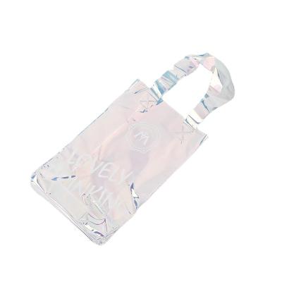 China Lady's Cross Waterproof Purses And - Body Handbags PVC Clutch Bag Transparent PVC Tote Bag For Women for sale