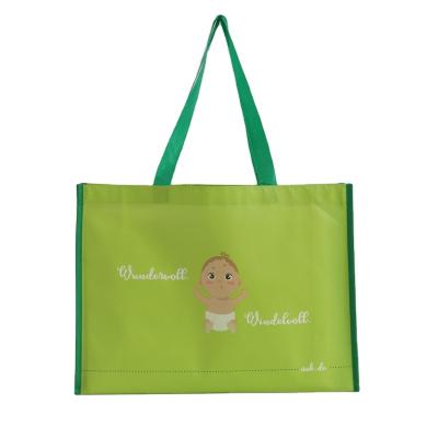 China Eco Friendly Non Woven Grocery Lamination PP Wholesale Tote Bag With Custom Logo for sale