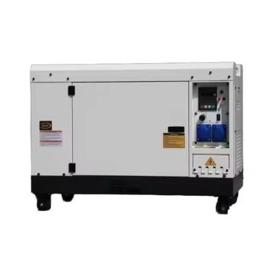 China 3kw - 15kw Air Cooled Portable Dg Set Two Cylinder Four Stroke Silent Diesel Generator for sale