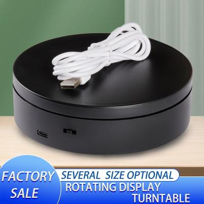 China 360 Degree Display Rotating Display Turntable For Shoe Phone Jewelry Cosmetics Electric Turntable Max Bear 10 KG for sale