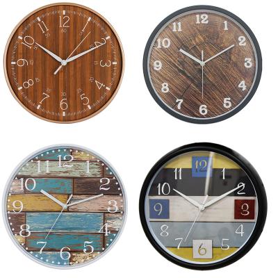 China 12 Inch 30CM Modern Coastal Colorful Printing Wall Clock Decor Clock Support Wholesale And Retail Time Clock To Accept Customized Dial for sale