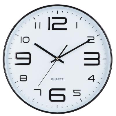 China Minimalist Clear Thumb Large 3 6 Time 14 9 Number Dial Home Decor Wall Clock For Office Clear Time for sale