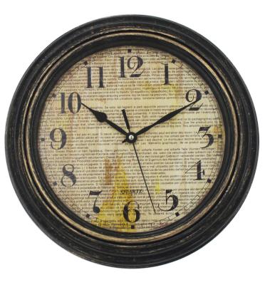 China 30cm Minimalist Ruidi Type New Price Antique Clock Customized Paper Clock Dials For Home Decoration for sale