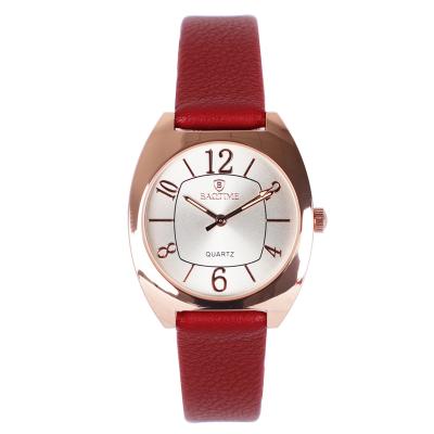 China Three Hands Watch Rose Golden Silver Case Optional China Hot Selling Minimalist Square Small Cheap Watch for sale