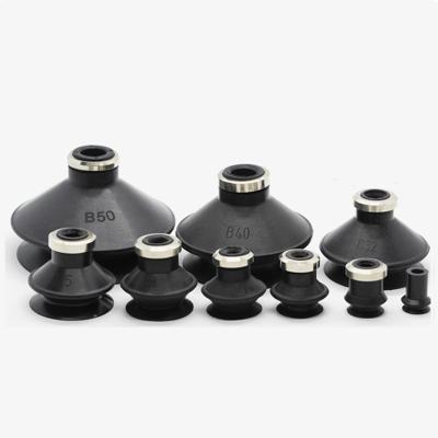 China ZP-10 Industrial Suction Cup Manipulator Accessories Pneumatic Threaded Vacuum Bellows Suction Cup for sale