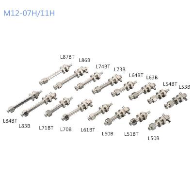 China Hotels Vacuum Sucker Rack Manipulator Mounting Fittings Non-rotating Hex Sucker Rack Screw Fittings M12-07/11H-L63BT for sale