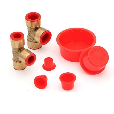 China Industrial Tapered Plastic Socket Stockcap Protection Sleeve For Round Wire Internal Hole Pipe Socket for sale