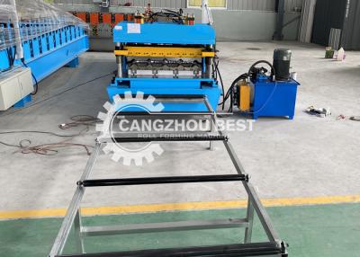 China Iron Sheet Roof Making 0.8mm Plastic Tile Making Machine 3kw for sale