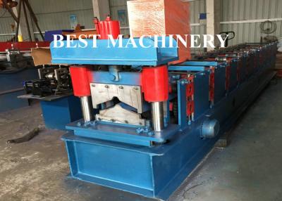 China Glazed Aluminum Rib Roof Ridge Metal Roll Forming Machine High Speed for sale