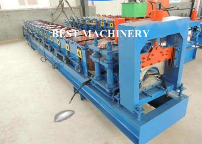 China Metal Roof Ridge Cap Roll Forming Machine / Corrugated Roof Sheet for sale