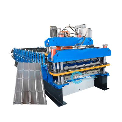 China Glazed Tile 3kw 20mm Roofing Sheet Roll Forming Machine for sale