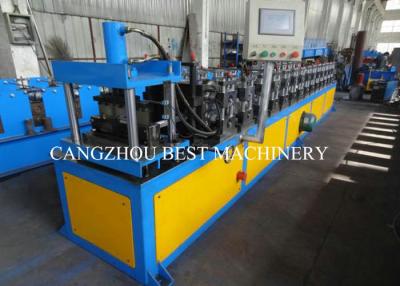 China Double Lines C Channel Profile and Omega Roll Forming Machine 380v 5.5kw for sale