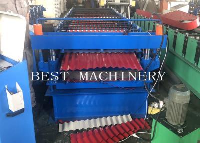 China IBR and Corrugated Roof Panel Sheet Forming Making Machine Double Layer for sale