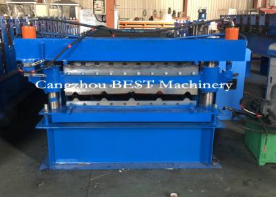 China Corrugated Roof Sheet Steel Making Cold Roll Forming Machine With High Speed for sale