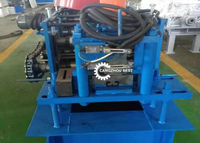 China Roller Shutter Door Roll Forming Machine , Guide Rail Cold Forming Machine for sale