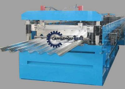 China Steel Plate Floor Deck Roll Forming Machine For Building Construction for sale