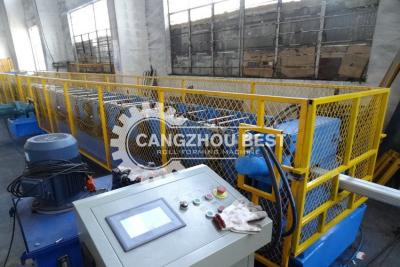 China Galvanized Steel Round Shape&Square Tube Down Pipe Roll Forming Machine for sale