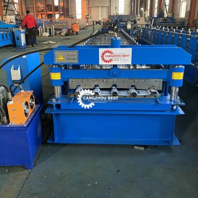 Chine petit pain de feuille de toit de PLC de 12m/Min Color Steel formant la machine pour le bâtiment à vendre