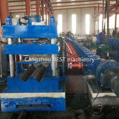 Cina Produzione d'acciaio della guardavia della strada principale di 10m Min Purlin Roll Forming Machine in vendita