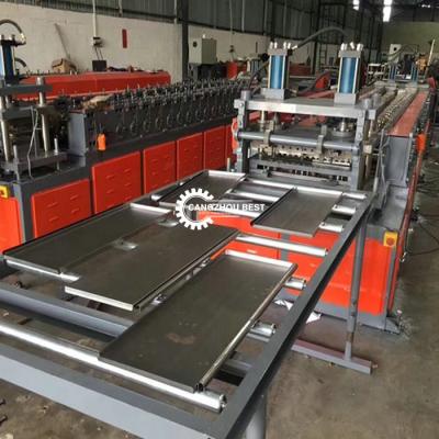 China Rollo del Plc del metal del estante del almacenamiento del supermercado que forma haciendo la máquina para el panel en venta