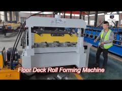 steel concrete floor decking sheet tile roll forming machine zinc coating