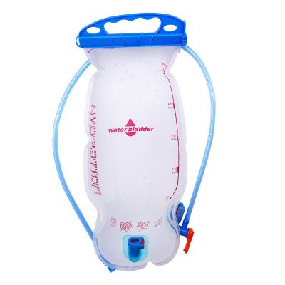 China Portable 2.5L Food Grade Equipment Hydration Water Bladder TPU BPA Free Cycling Water Tank With Self Sealing No Water Drips for sale