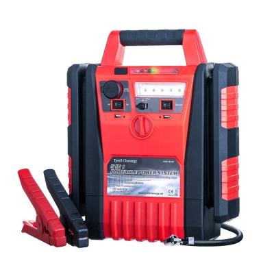 China All 12V 20000mah 12V Car Battery Booster High Power Portable Vehicle Tools Jump Starter with Air Compressor for sale