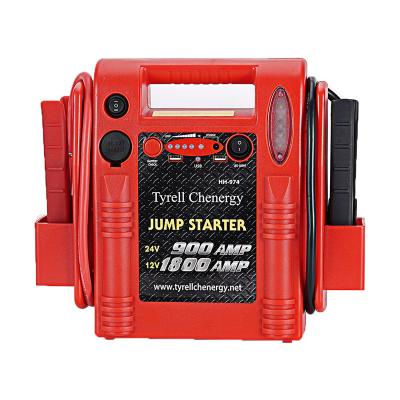 China Emergency Power Supply Multi Function Car Booster Starting Device 12V/24V Portable Emergency Jump Starter for sale