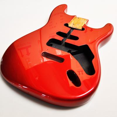 China Damper Style Alder Electric Guitar Body Parts Guitar Accessories Unfinished Bass Body EGB-022 for sale