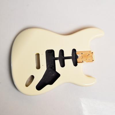 China gitar elecric EGB-040 Unfinished Electric Guitar Body Parts Maple Alder Body Parts Kits Low Body Bass DIY Damper Style EGB-040 for sale