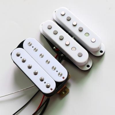 China Guitar Pickup Alnico 5 Pickup For Electric Guitars With Bridge 16K White Color SYQ-14 High Output Musical Products Pickup for sale