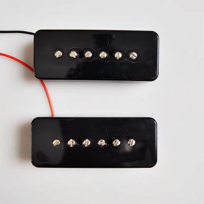 China Guitar Electric guitar Alnico 2 magnet bar single coil P90 Guitar Pickup in Black for quality custom musical instrument for sale