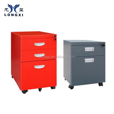 China Movable metal filing cabinet pedestal (other) adjustable with central wangtong lock for sale