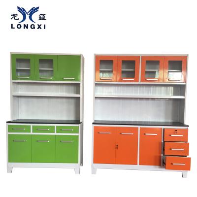 China Kitchen Modern Direct Steel Small Case Orange Keyless Black Metal For Sale Office Filing Cupboard for sale