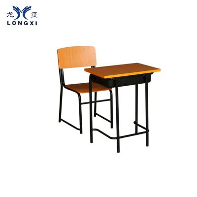 China Good Appearance And Durable High School Furniture With Shelves Plywood Tables And Chairs Students From China for sale