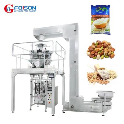 China Food FOISON PACKAGE 10/14 Multi-heads Weigher Corn Snacks Factory Packing Machine for sale