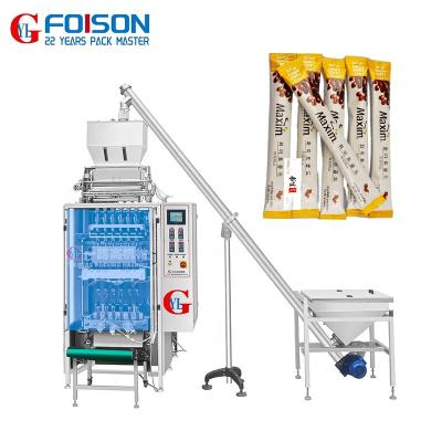 China Automatic Multi Lines Food CE Sugar Stick Instant Coffee Sachet Packing Machine / Creamer Stevia Powder Granule Packing Machines for sale