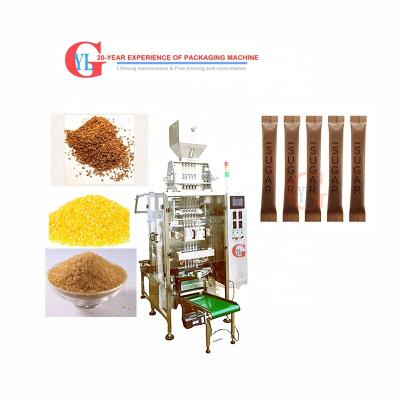 Китай Chili Pack Bag Small Granule Packing Machine 5 Lane Automatic Pellet Filling 3/4/back Side Sachet Flour Sachet (Sugar Salt Juice...) 304 & 316 SO продается