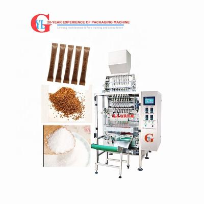 China Plastic Bag Factory Supply Automatic Vertical Multi Lane Sachet Sugar Stick Packing Machine Granule Packing Machine for sale